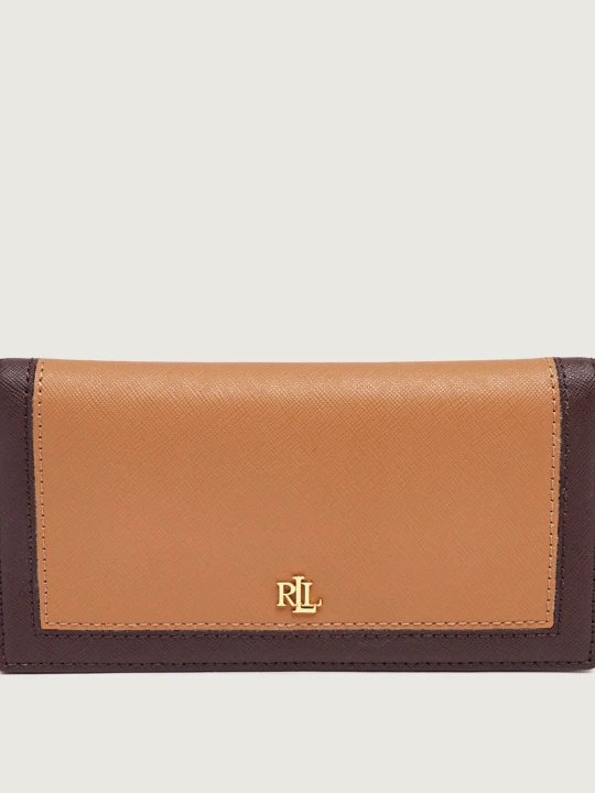 Zdjęcie produktu LAUREN RALPH LAUREN Skórzany portfel brązowy
