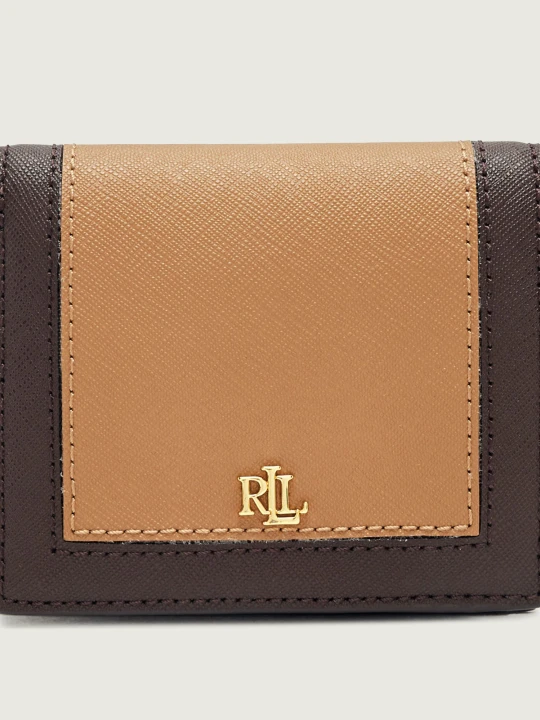 Zdjęcie produktu LAUREN RALPH LAUREN Skórzany portfel brązowy