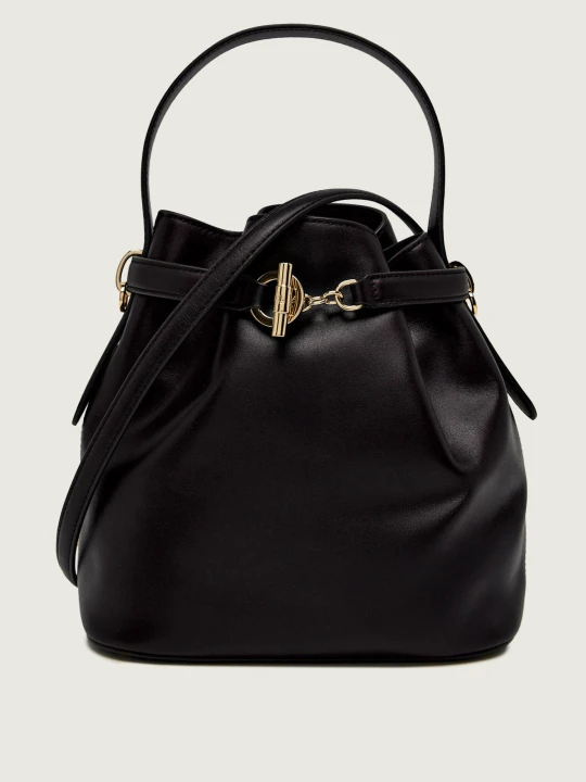 Zdjęcie produktu LAUREN RALPH LAUREN Skórzany worek czarny