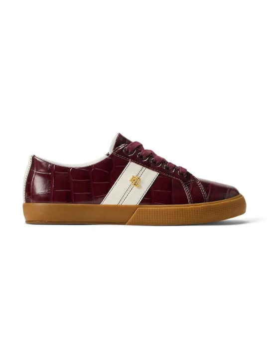 Zdjęcie produktu Lauren Ralph Lauren sneakersy skórzane Janson II bordowy