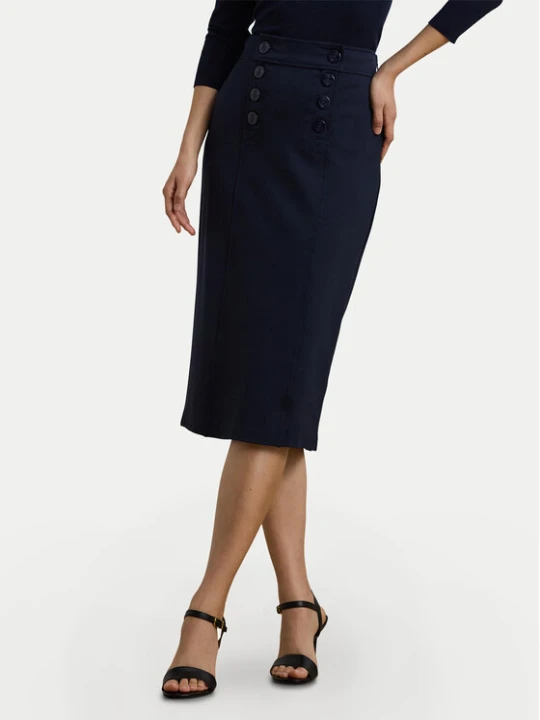 Zdjęcie produktu LAUREN RALPH LAUREN Spódnica ołówkowa 200957618001 Granatowy Regular Fit