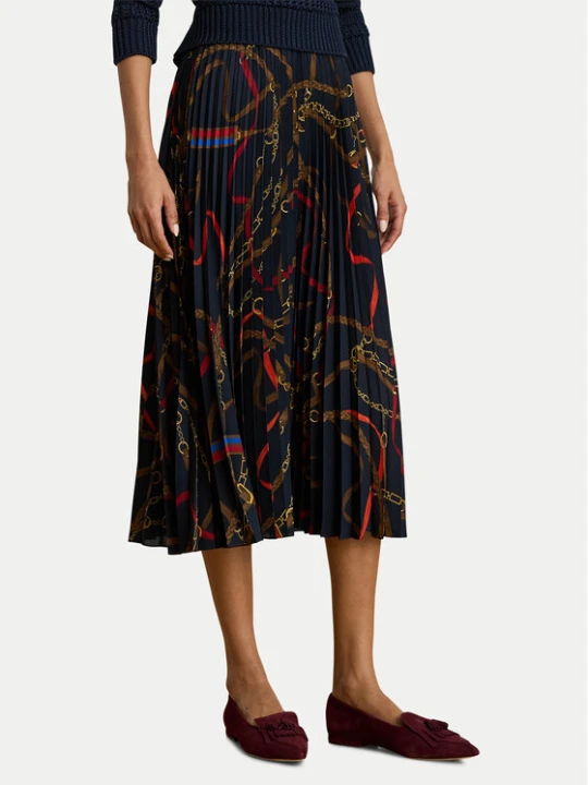 Zdjęcie produktu LAUREN RALPH LAUREN Spódnica plisowana 200P03550001 Granatowy Regular Fit
