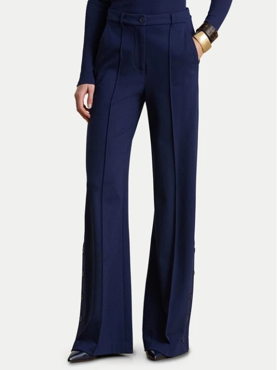 Zdjęcie produktu LAUREN RALPH LAUREN Spodnie materiałowe 200P09084001 Granatowy Wide Leg