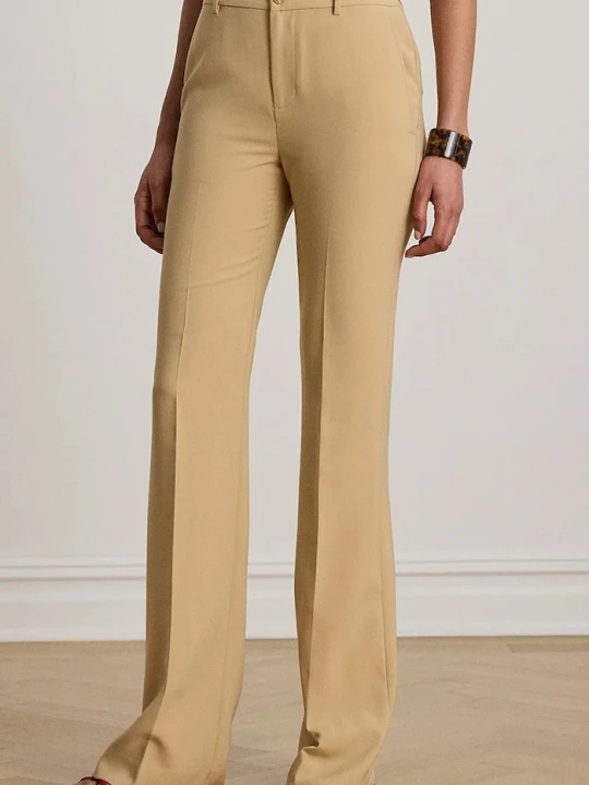 Zdjęcie produktu Lauren Ralph Lauren spodnie straight damskie beżowy