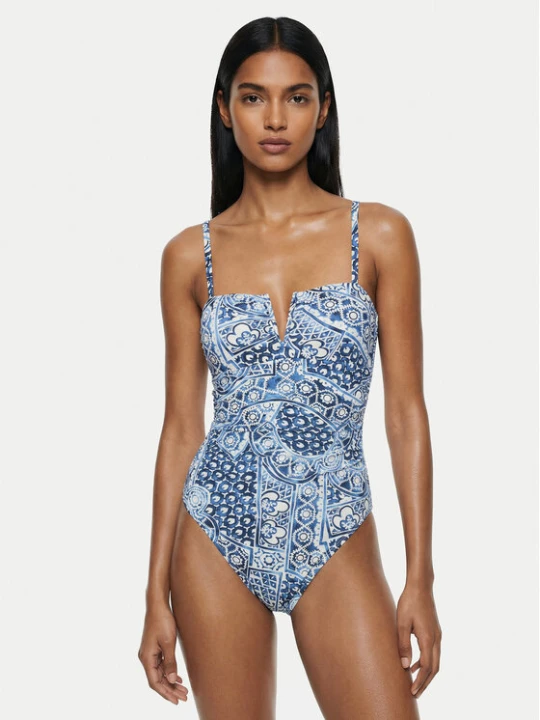 Zdjęcie produktu LAUREN RALPH LAUREN Strój kąpielowy 20640066 Niebieski