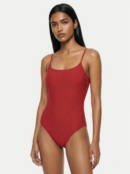 Zdjęcie produktu LAUREN RALPH LAUREN Strój kąpielowy 21685304 Czerwony