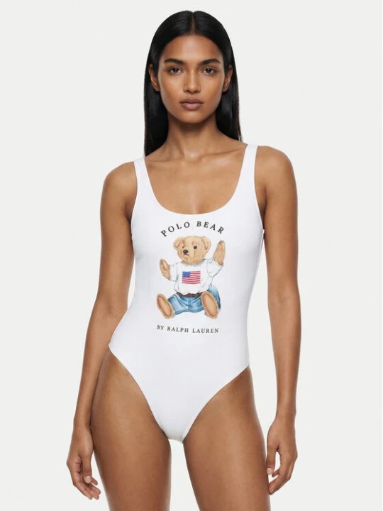 Zdjęcie produktu LAUREN RALPH LAUREN Strój kąpielowy 21698410 Biały