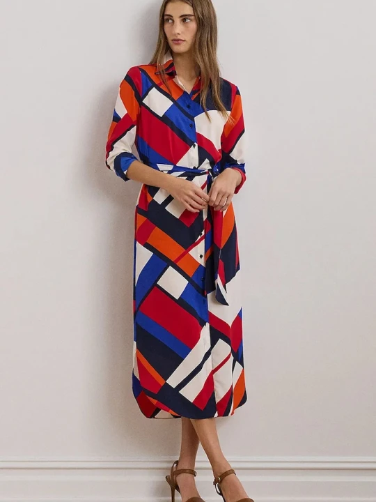 Zdjęcie produktu Lauren Ralph Lauren sukienka niebieski