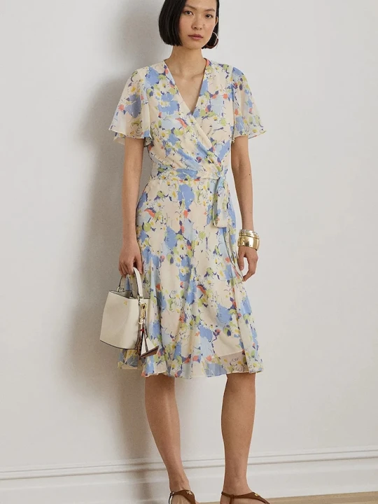 Zdjęcie produktu Lauren Ralph Lauren sukienka beżowy