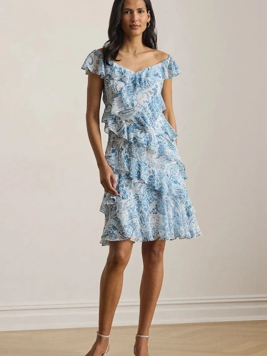 Zdjęcie produktu Lauren Ralph Lauren sukienka niebieski