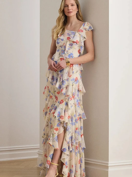 Zdjęcie produktu Lauren Ralph Lauren sukienka beżowy