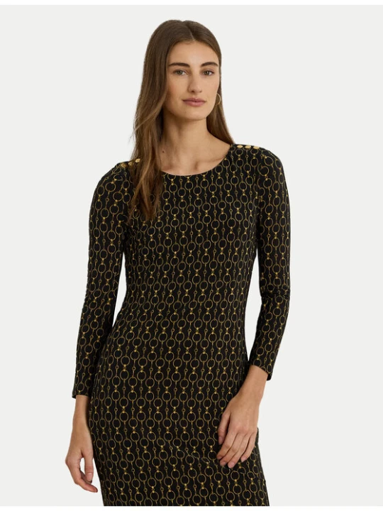 Zdjęcie produktu LAUREN RALPH LAUREN Sukienka codzienna 200980037001 Czarny Slim Fit