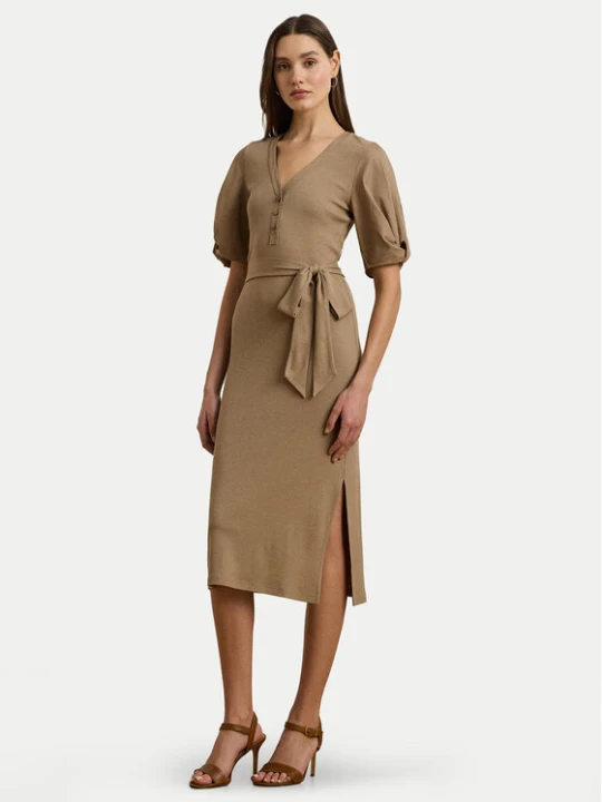 Zdjęcie produktu LAUREN RALPH LAUREN Sukienka codzienna 250964070002 Beżowy Slim Fit
