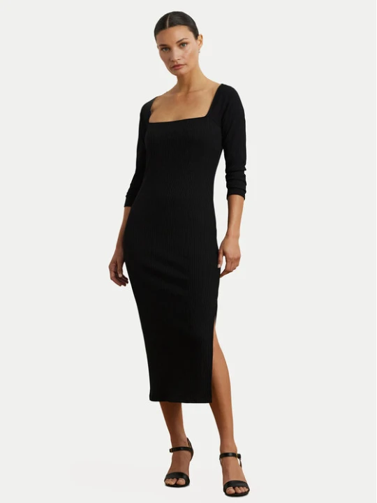 Zdjęcie produktu LAUREN RALPH LAUREN Sukienka dzianinowa 200978539001 Czarny Slim Fit