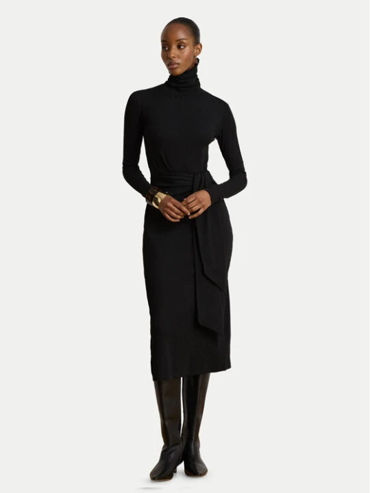 Zdjęcie produktu LAUREN RALPH LAUREN Sukienka dzianinowa 200980028002 Czarny Slim Fit