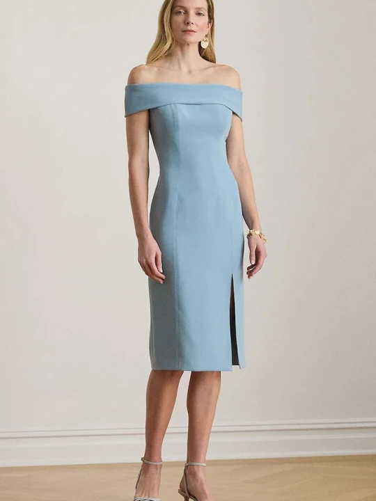 Zdjęcie produktu Lauren Ralph Lauren sukienka hiszpanka niebieski