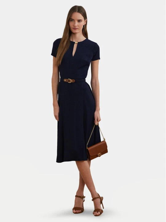 Zdjęcie produktu LAUREN RALPH LAUREN Sukienka koktajlowa 200973369001 Granatowy Regular Fit
