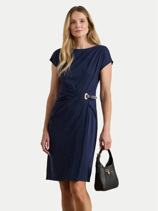 Zdjęcie produktu LAUREN RALPH LAUREN Sukienka koktajlowa 200P03763001 Granatowy Slim Fit