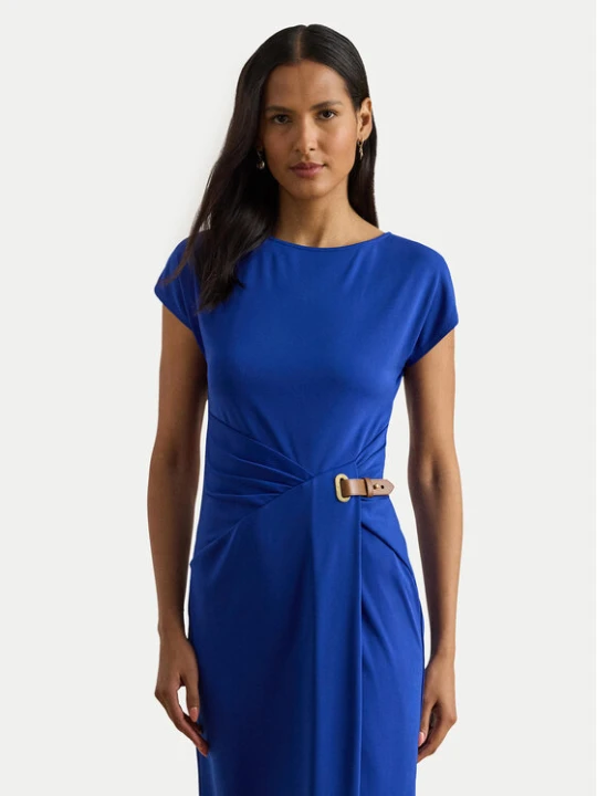 Zdjęcie produktu LAUREN RALPH LAUREN Sukienka koktajlowa 200P03763002 Niebieski Slim Fit