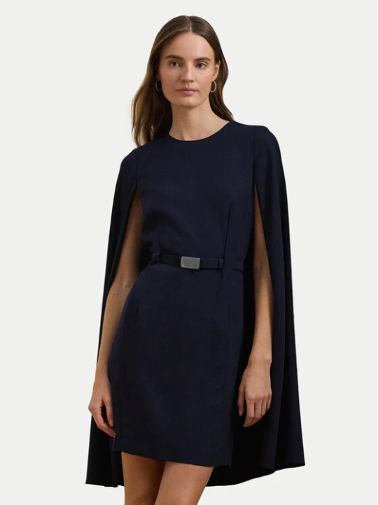Zdjęcie produktu LAUREN RALPH LAUREN Sukienka koktajlowa 253963624002 Granatowy Slim Fit