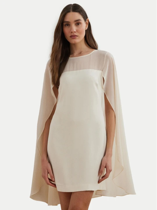 Zdjęcie produktu LAUREN RALPH LAUREN Sukienka koktajlowa 253963771001 Écru Regular Fit Kremowy