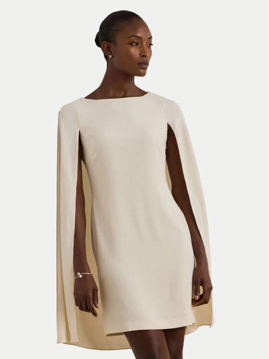 Zdjęcie produktu LAUREN RALPH LAUREN Sukienka koktajlowa 253980921003 Kremowy Bodycon Fit
