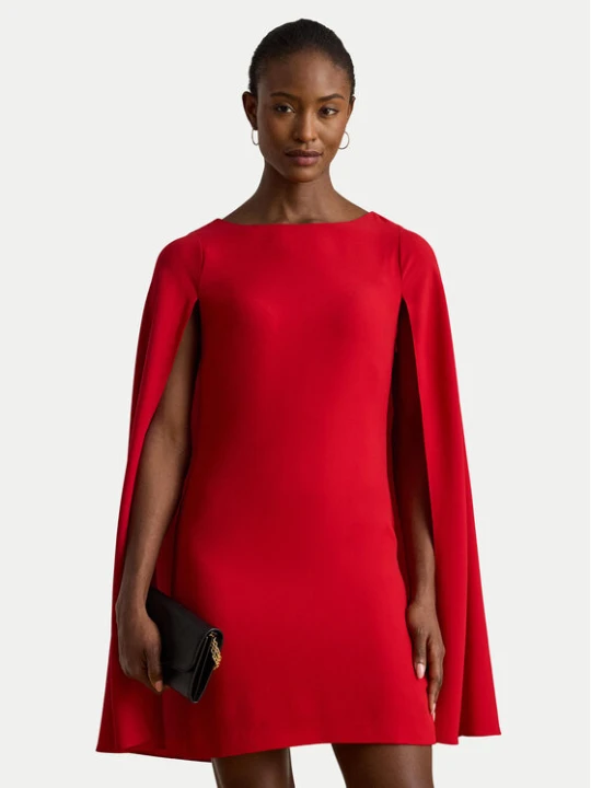 Zdjęcie produktu LAUREN RALPH LAUREN Sukienka koktajlowa 253980921004 Czerwony Slim Fit