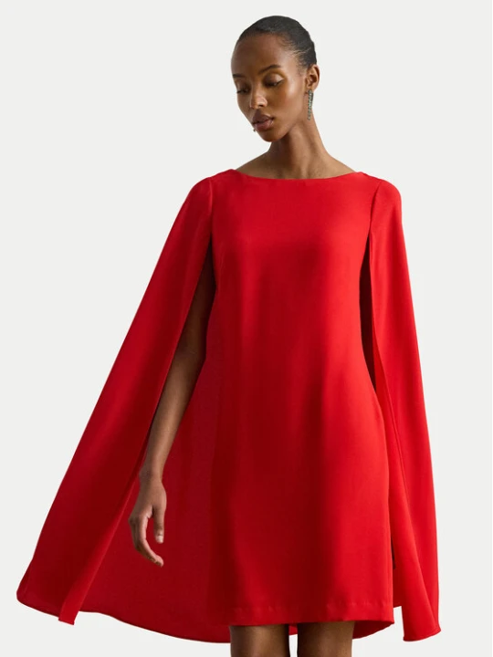 Zdjęcie produktu LAUREN RALPH LAUREN Sukienka koktajlowa 253980921009 Czerwony Slim Fit