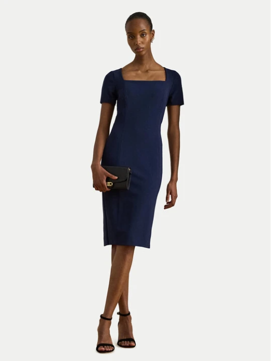 Zdjęcie produktu LAUREN RALPH LAUREN Sukienka koktajlowa 253P08759001 Granatowy Slim Fit