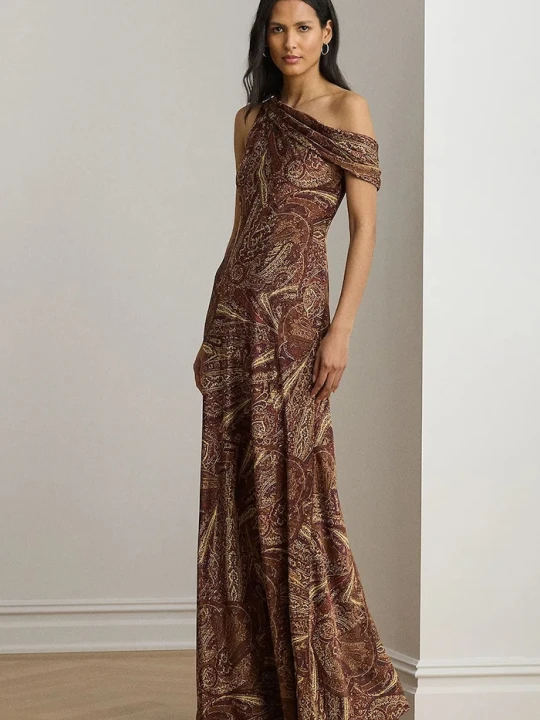 Zdjęcie produktu Lauren Ralph Lauren sukienka brązowy