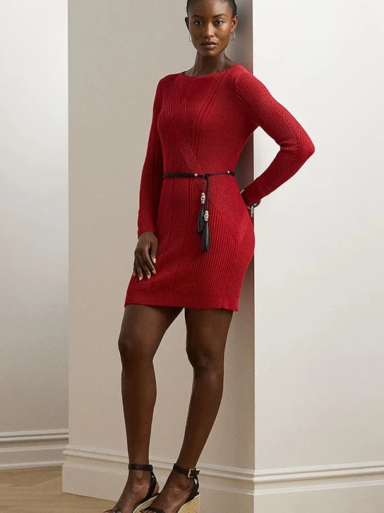 Zdjęcie produktu Lauren Ralph Lauren sukienka czerwony