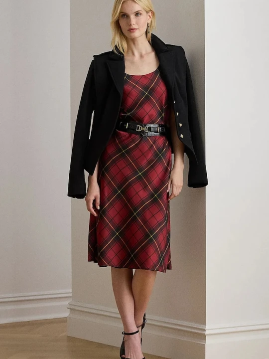 Zdjęcie produktu Lauren Ralph Lauren sukienka czerwony