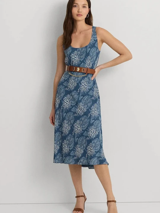 Zdjęcie produktu Lauren Ralph Lauren sukienka niebieski
