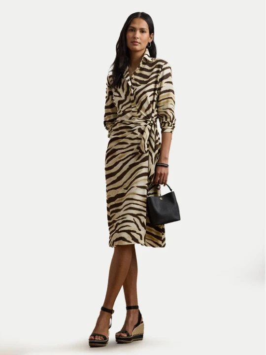 Zdjęcie produktu LAUREN RALPH LAUREN Sukienka koszulowa 200970833001 Beżowy Regular Fit