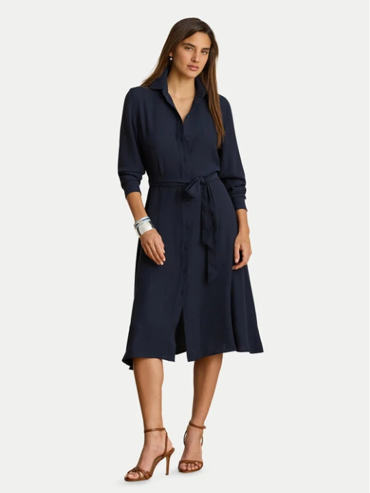 Zdjęcie produktu LAUREN RALPH LAUREN Sukienka koszulowa 200P14803001 Granatowy Regular Fit