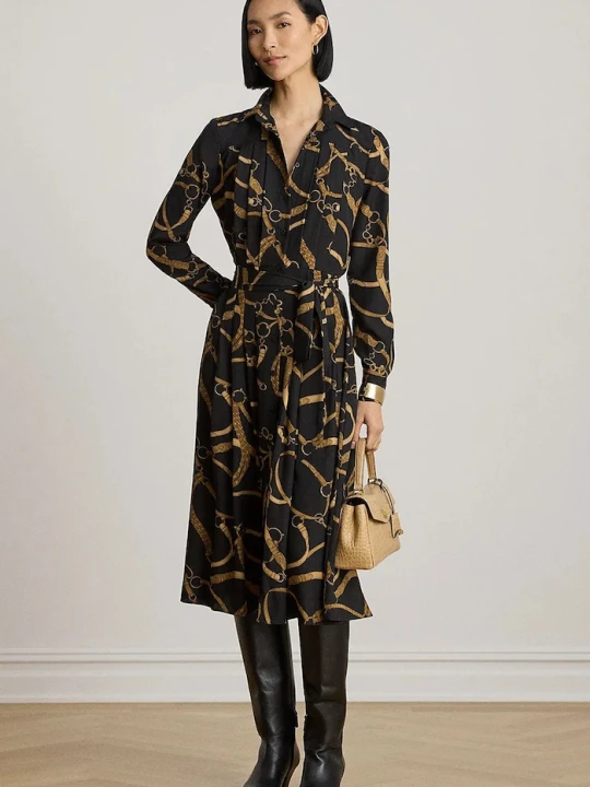 Zdjęcie produktu Lauren Ralph Lauren sukienka rozkloszowana czarny