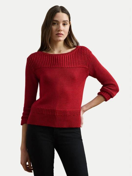 Zdjęcie produktu LAUREN RALPH LAUREN Sweter 200909317006 Czerwony Relaxed Fit