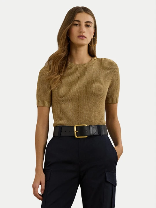Zdjęcie produktu LAUREN RALPH LAUREN Sweter 200957475001 Złoty