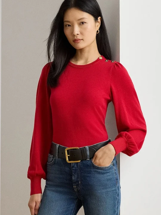 Zdjęcie produktu Lauren Ralph Lauren sweter czerwony