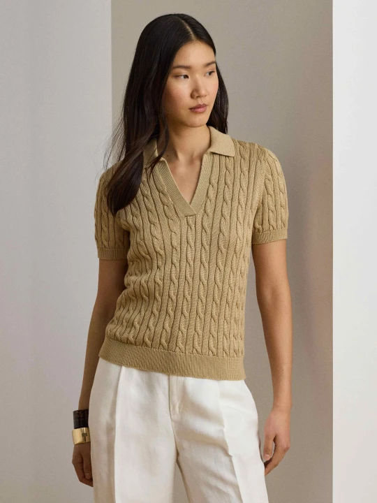 Zdjęcie produktu LAUREN RALPH LAUREN Sweter Hilean | Slim Fit beżowy