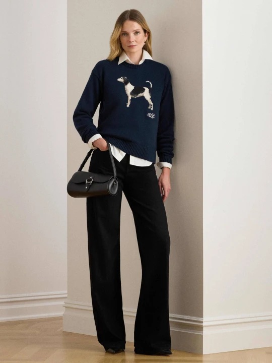 Zdjęcie produktu LAUREN RALPH LAUREN Sweter | Loose fit granatowy