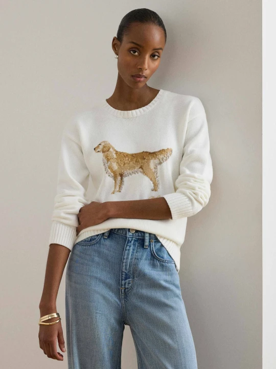 Zdjęcie produktu LAUREN RALPH LAUREN Sweter | Regular Fit biały