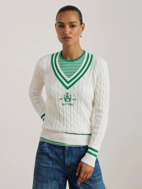 Zdjęcie produktu LAUREN RALPH LAUREN Sweter | Regular Fit biały