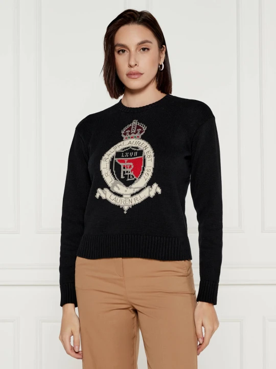 Zdjęcie produktu LAUREN RALPH LAUREN Sweter | Regular Fit czarny