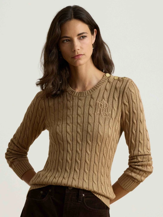 Zdjęcie produktu LAUREN RALPH LAUREN Sweter | Slim Fit beżowy