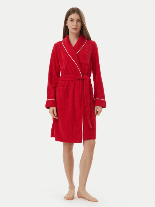 Zdjęcie produktu LAUREN RALPH LAUREN Szlafrok ILN02564 Czerwony