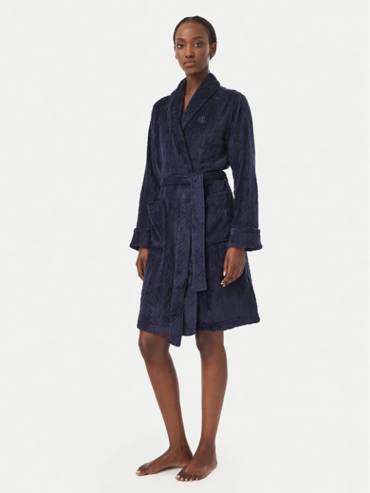 Zdjęcie produktu LAUREN RALPH LAUREN Szlafrok ILN42534 Granatowy