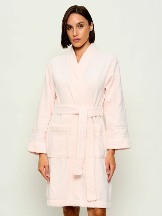 Zdjęcie produktu LAUREN RALPH LAUREN Szlafrok | Regular Fit pudrowy róż