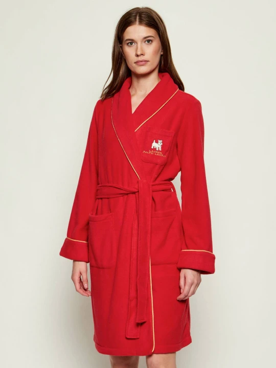 Zdjęcie produktu LAUREN RALPH LAUREN Szlafrok | Regular Fit czerwony