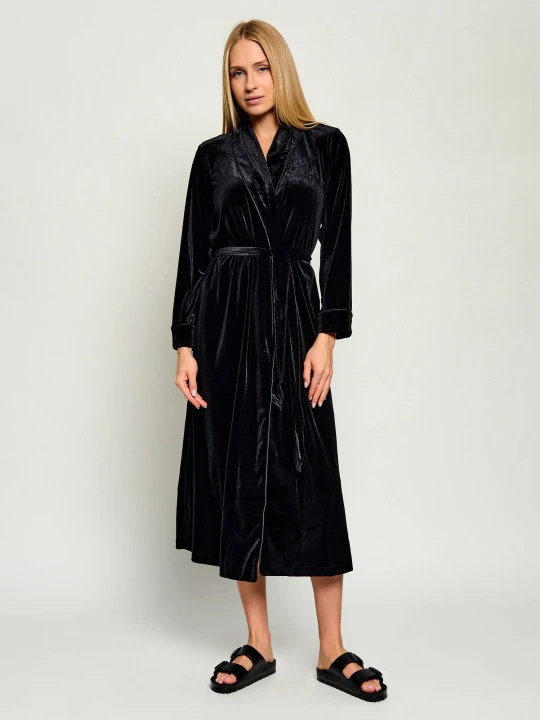 Zdjęcie produktu LAUREN RALPH LAUREN Szlafrok | Regular Fit czarny
